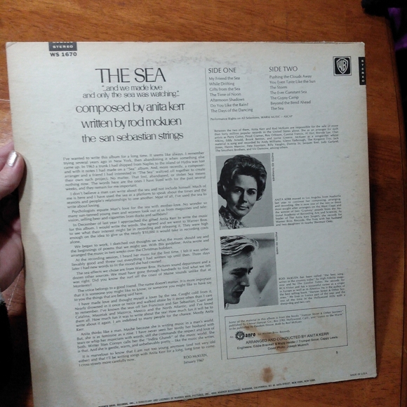 The Sea San Sebastian Strings Vinyl Record - Picture 2 of 5
